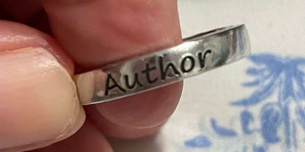 My new author ring came in today.  To be honest, I just don't have room for