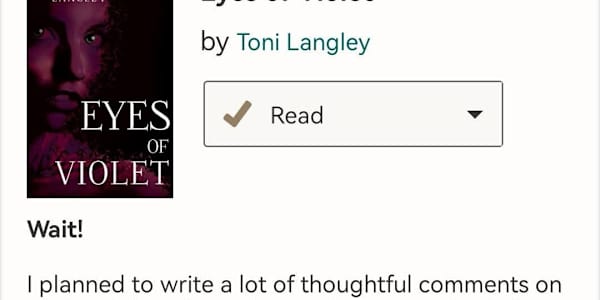 Another one!  A five star review on the old cover again! Reads:&nbsp;"I