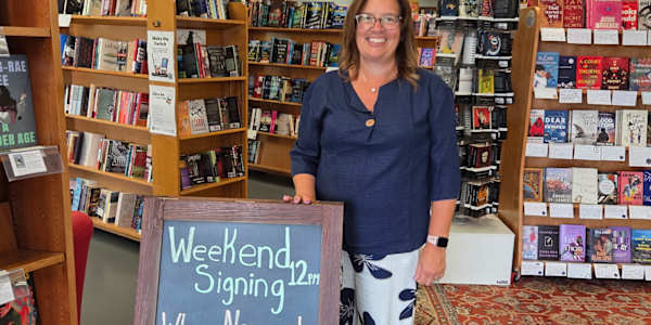 My First Book Signing at Bank Square Books On September 12, I celebrated a