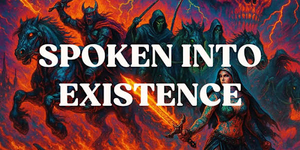 Spoken Into Existence I'm very excited to introduce Spoken Into Existence —