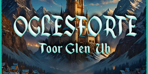 COMING SOON -  Oglesforte: Toor Glen-Uh &nbsp;Toor Glen-Uh is a hidden glen
