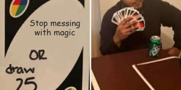 She just can't help it  Messing with magic keeps my story going, let's have