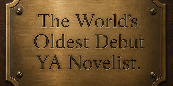 The Oldest Debut YA Novelist Ever I turn sixty-five in two weeks. I like to