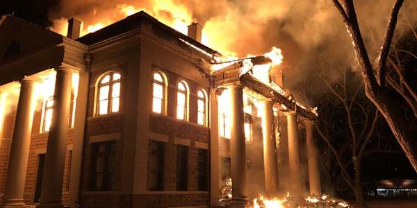 Mason County sifts through the ashes of their ruined Courthouse The first