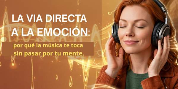 3- LA MÚSICA NO TE LLEVA A LA EMOCIÓN: TE DEVUELVE A ELLA | serie:  Música