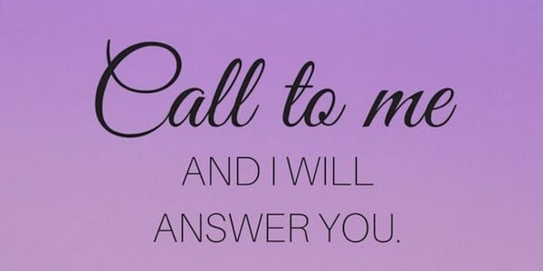 CALL AND I WILL ANSWER (5/11/2025) &nbsp;“Do you believe in God?”That was