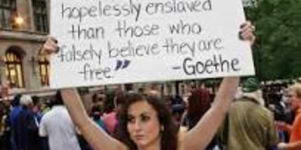 Misunderstanding anarchy. If you ask people to define 'anarchy' they will