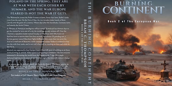 WEBSITE UPDATE: THE BURNING CONTINENT ARRIVES JULY 23 The Burning