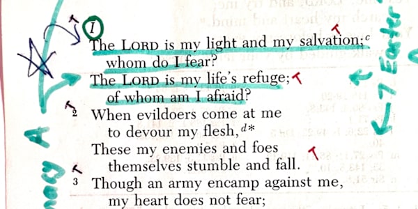 My Funeral – Part 6: Psalm 27 and the Petitions A “Responsorial Psalm” is