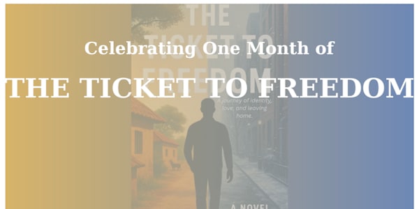 One Month Published — And Still Pinching Myself December 7th, marked one