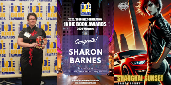 🎉 Congratulations to Sharon Barnes – 2025 Indie Book Awards Finalist! We’re