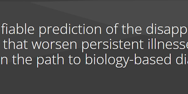 The quantifiable prediction of the disappearance of symptoms that worsen