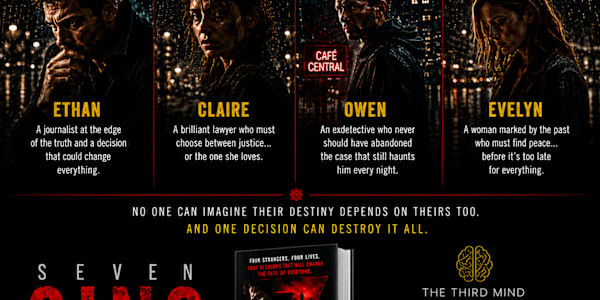 Meet the Characters of Seven Sins (Ethan, Claire, Owen y Evelyn). Todo gran
