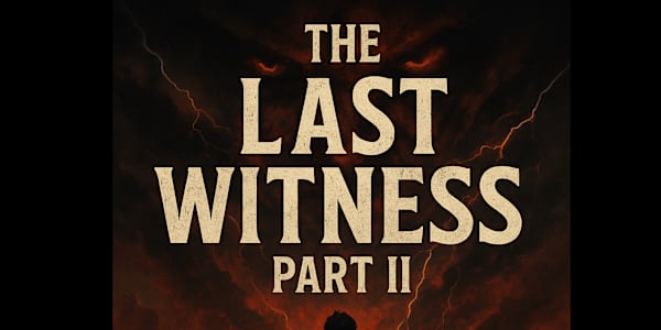 🔥 Coming Soon on Audible: The Last Witness Part II 🔥 The story