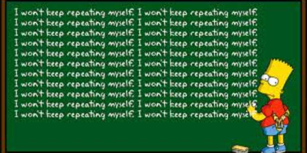 The Power of Repetition Repetition is a powerful tool which can be used for