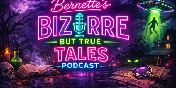 Bernette's Bizarre But True Tales Introducing you to my new podcast. Come