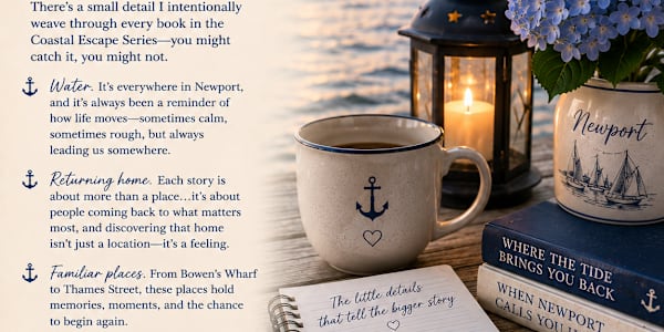 One thing readers might not notice… **One thing readers might not