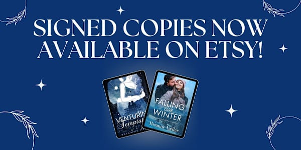 Brianne Gellar Books Now on Etsy Signed paperback copies of Falling for