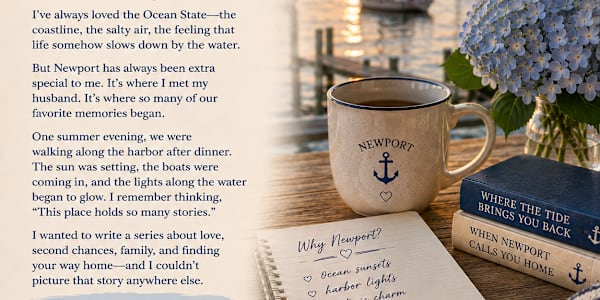 🌊 The moment I knew Newport had to be the setting… 🌊 The moment I knew