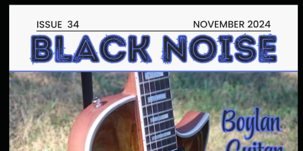 Black Noise Issue 34 - November 2024 Find me as the feautured poetry in