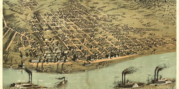 The Alton Military Prison and Sunflower Island in Illinois Illinois closed