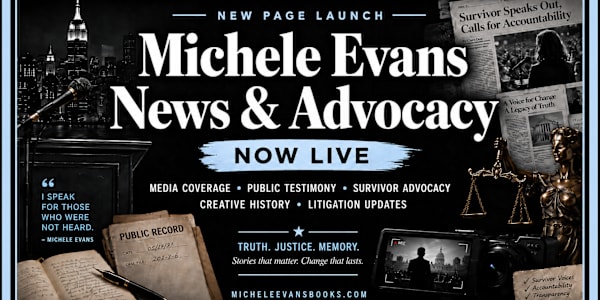 New Page: Michele Evans News & Advocacy The new Michele Evans News &amp;