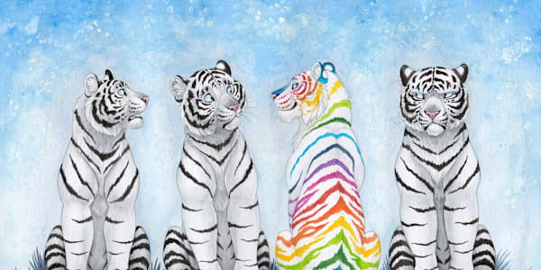 Indie Author/Publishers are like Rainbow Tigers... ... Because we have