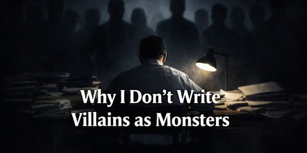 Why I Don’t Write Villains as Monsters Monsters are convenient.They