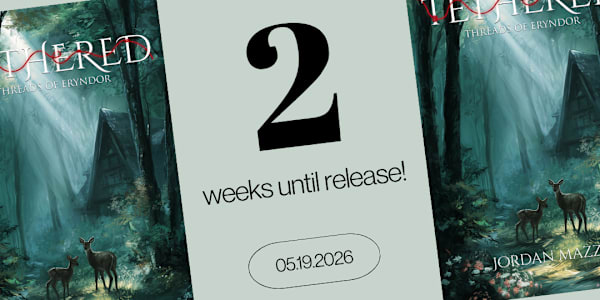 2 Weeks until Release! Two weeks until Tethered is out in the world!!This