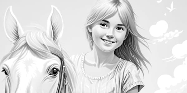 Callie Takes Pepper for a Ride - Coloring and Activity Page Enjoy this