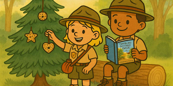 Let’s Decorate an Evergreen Tree with Wild Bird Treats Decorating an