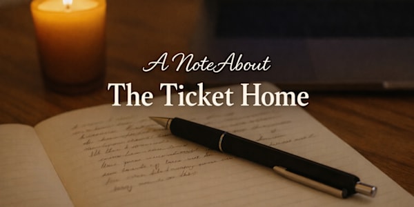 Why I’m Postponing The Ticket Home by One Week I want to share a small