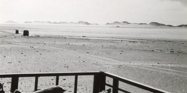 Trucks south of Tamanrasset, Algeria, 1976 Crossing the Sahara was a big