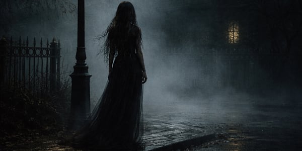 Under the Lamp - Short Gothic Fiction A shadow gathers when the wind begins