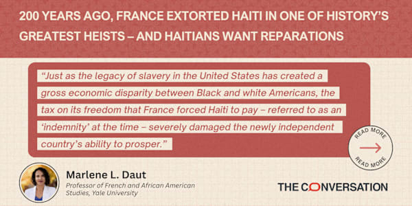 A painful anniversary puts renewed focus on Haiti’s demands for reparations