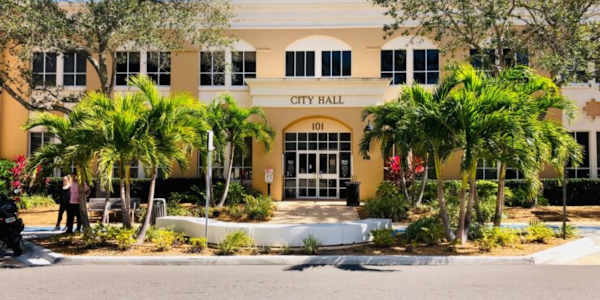 City Hall is on the Move Situated on Old Main Street in Bradenton, the City