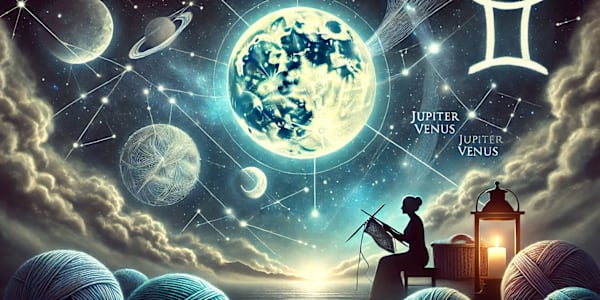 Knitting Your Dreams: The Gemini Full Moon's Magic The recent Gemini Full