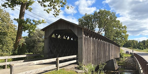 Oddsconsin 82 – The Last Covered Bridge in Wisconsin Many roadside