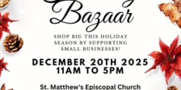 Holiday Bazaar Thank you to everyone who attended the Thanksgiving Bazaar