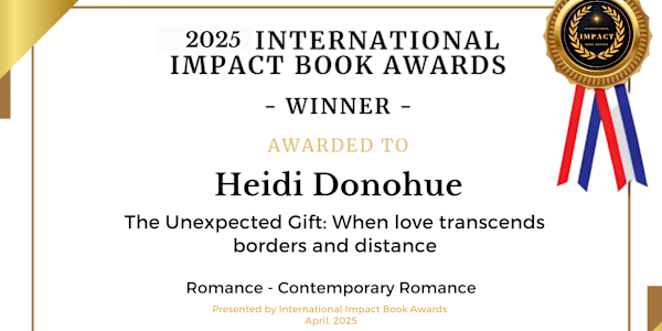 2025 International Impact Book Award I’m excited to share that I have been