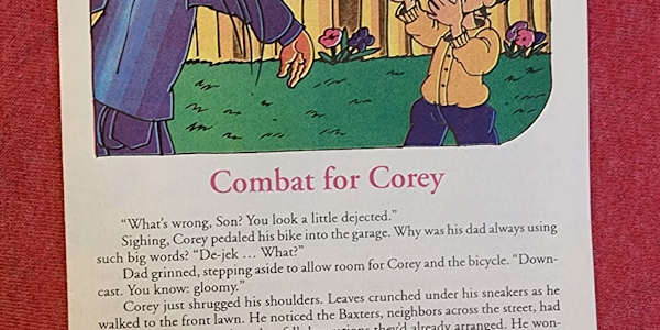 Combat for Corey Published in a Sunday school take-home paper, this short