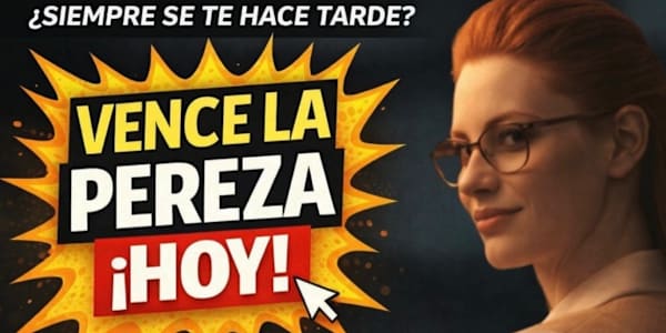 SIEMPRE PROCASTINAS ¡VENCE LA PEREZA! https://youtu.be/2WcSgBuGPJQ