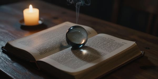 The Magic 8-Ball Bible A man sits in his car in a parking garage at 7:43 in