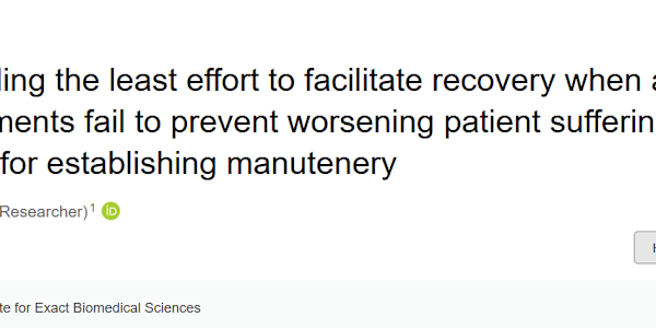Avoiding the least effort to facilitate recovery when all treatments fail