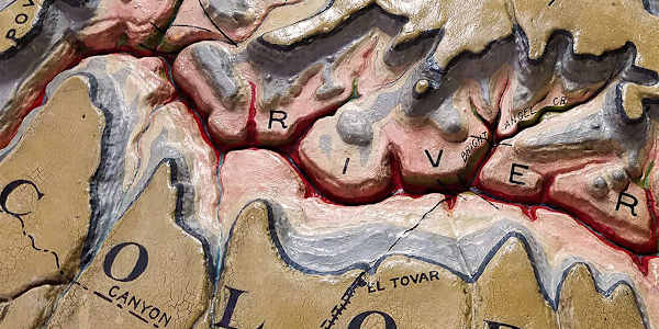 Grand Canyon Relief Map Gets a Facelift Science Hall's oldest relief model