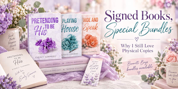 Signed Books, Special Bundles, and Why I Still Love Physical Copies There’s