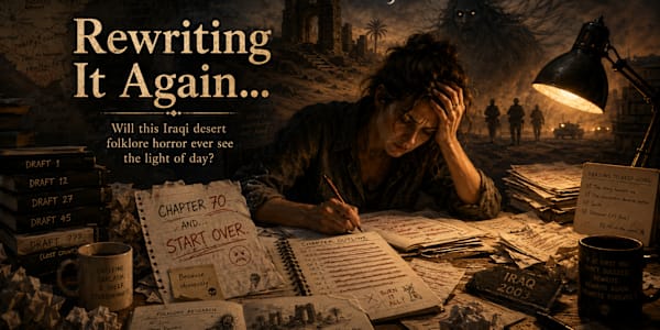 Rewriting the Same Book… Again So, apparently, I enjoy suffering.Yes, it is