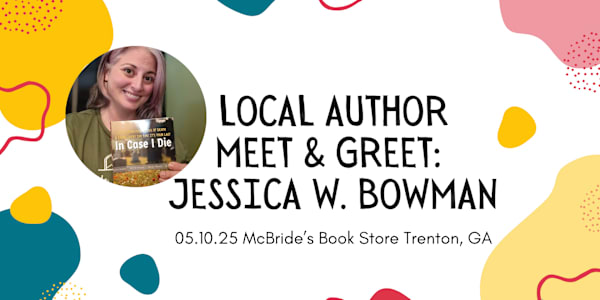 Sweet Tea & Local Reads! "In Case I Die" is HERE in Trenton + Meet & Greet!