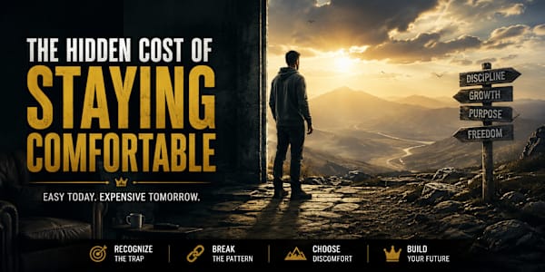 The Hidden Cost of Staying Comfortable Comfort feels good. That is