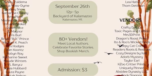 Crooked Nook Bookfest Hey everyone! I'm so excited to share that I will be